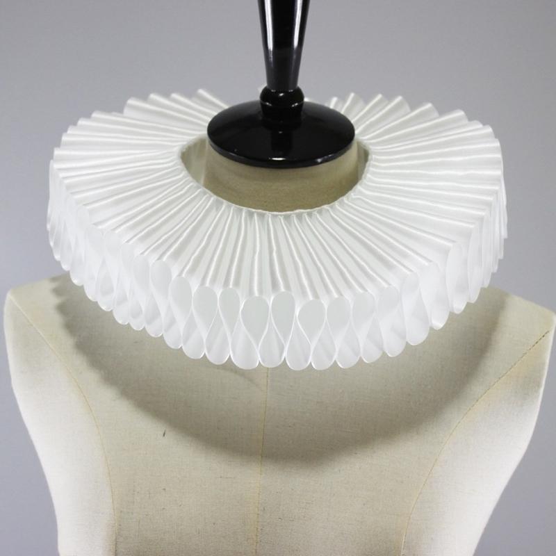 Women'S Fashion Victorian - 50LE Elizabethan คอลลาร์เรเนซองส์เรเนสซองส์นรกคอปกวินเทจวิคตอเรียนสร้อยคอคอสเพลย์คอสเพลย์