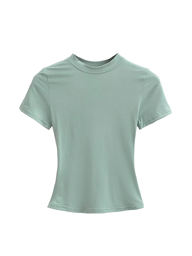 Women'S Fashion Trends Autumn 2025 - เสื้อยืดลำลองคุณภาพสูงปี 2025 แขนสั้นทรงเข้ารูปแฟชั่นทันสมัย เสื้อผ้าผู้หญิงสไตล์ Y2K