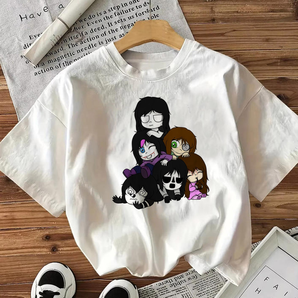 Women Fashion 80S - เสื้อยืด Creepypasta สำหรับสาวๆ ลดราคาพิเศษจากญี่ปุ่น ยุค 2000