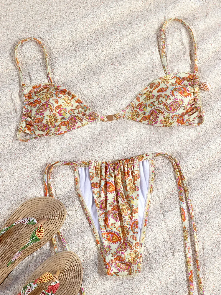 Tie Dye Two Piece - 2 ชิ้นชุดบิกินี่ 2025 ใหม่ผู้หญิงชุดว่ายน้ํา Push Up