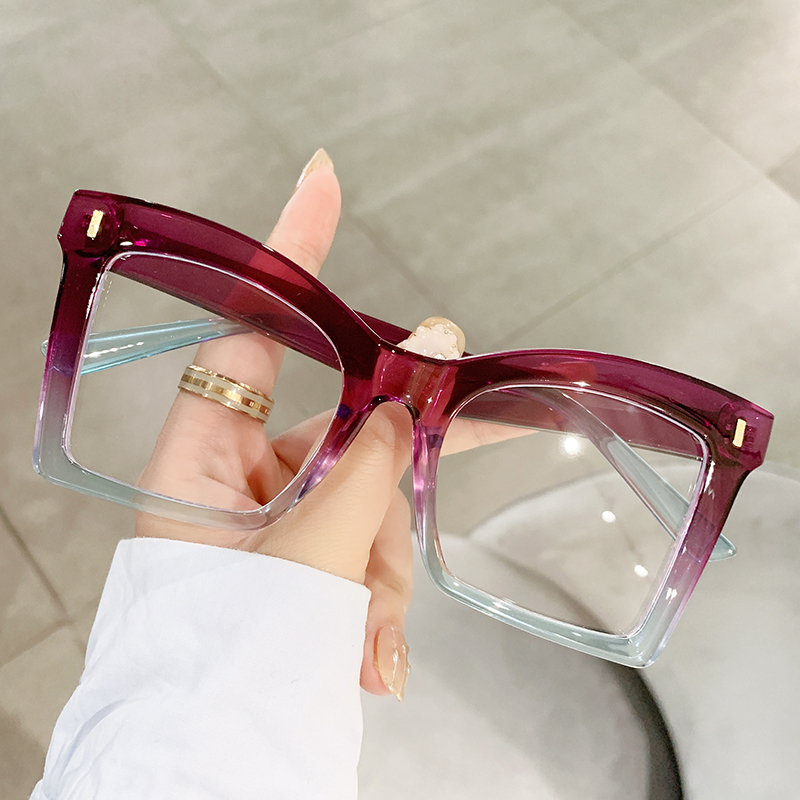 Women'S Fashion Glasses Non Prescription - แว่นตาแฟชั่นผู้หญิงแบบไม่ต้องใช้ใบสั่งยา 1 ชิ้น รุ่นใหม่ น้ำหนักเบาพิเศษ ทรงผีเสื้อ