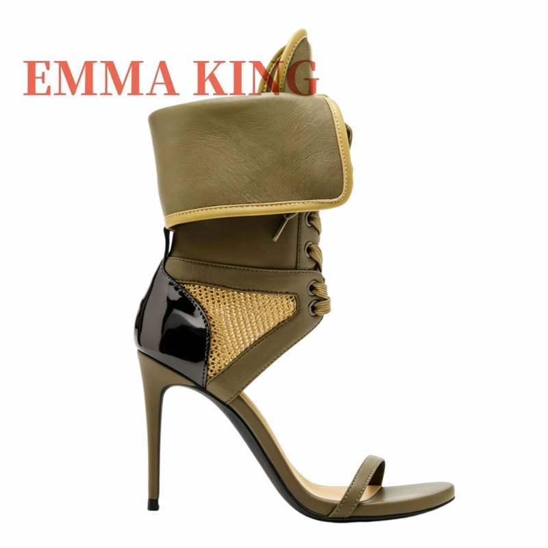 รองเท้าส้นสูงแบบพับได้สีเขียวส - Women'S Fashion Boots บทวิจารณ์และราคา