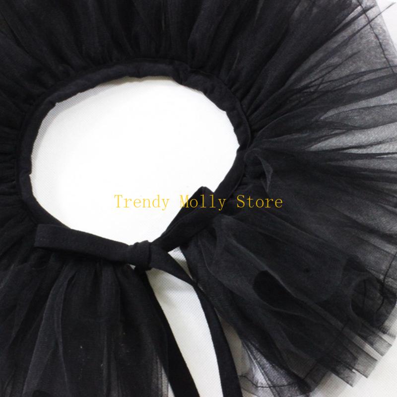 N5KB สุภาพสตรีปลอมคอ Gothic Ru - Women'S Fashion Victorian บทวิจารณ์และราคา