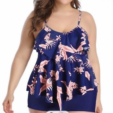 ชุดว่ายน้ำทูพีซแบบแทงกินี่สำหร - Crop Top Women บทวิจารณ์และราคา