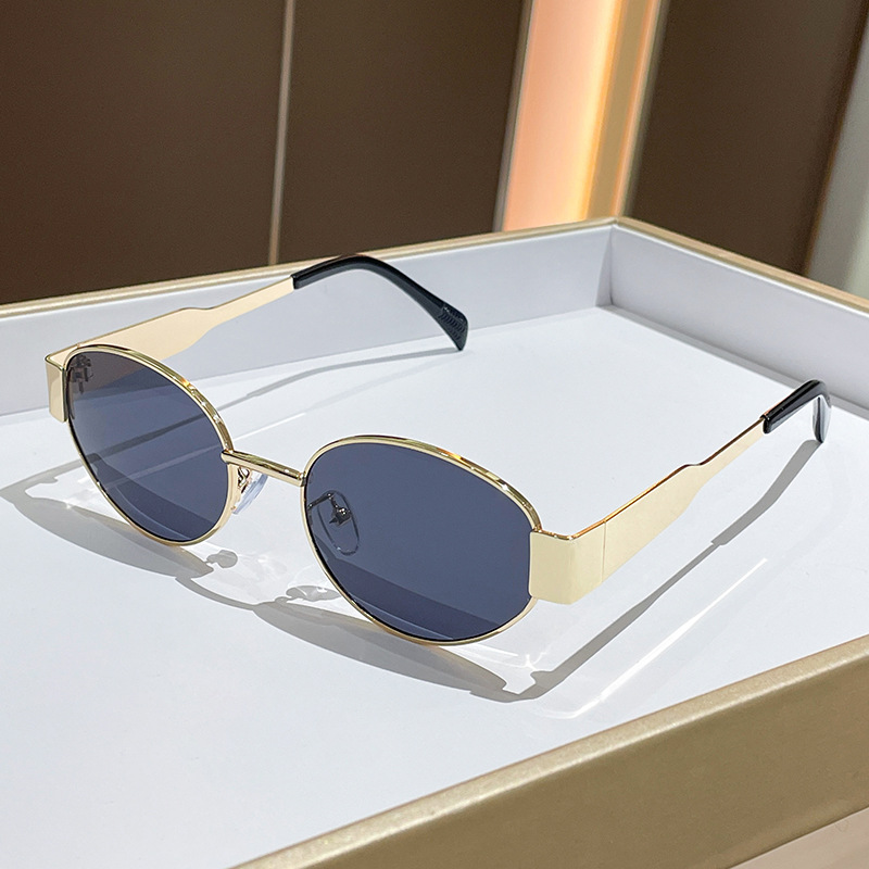 แว่นกันแดดทรงกลมโลหะสุดฮิตสำหร - Women Fashion Glasses บทวิจารณ์และราคา