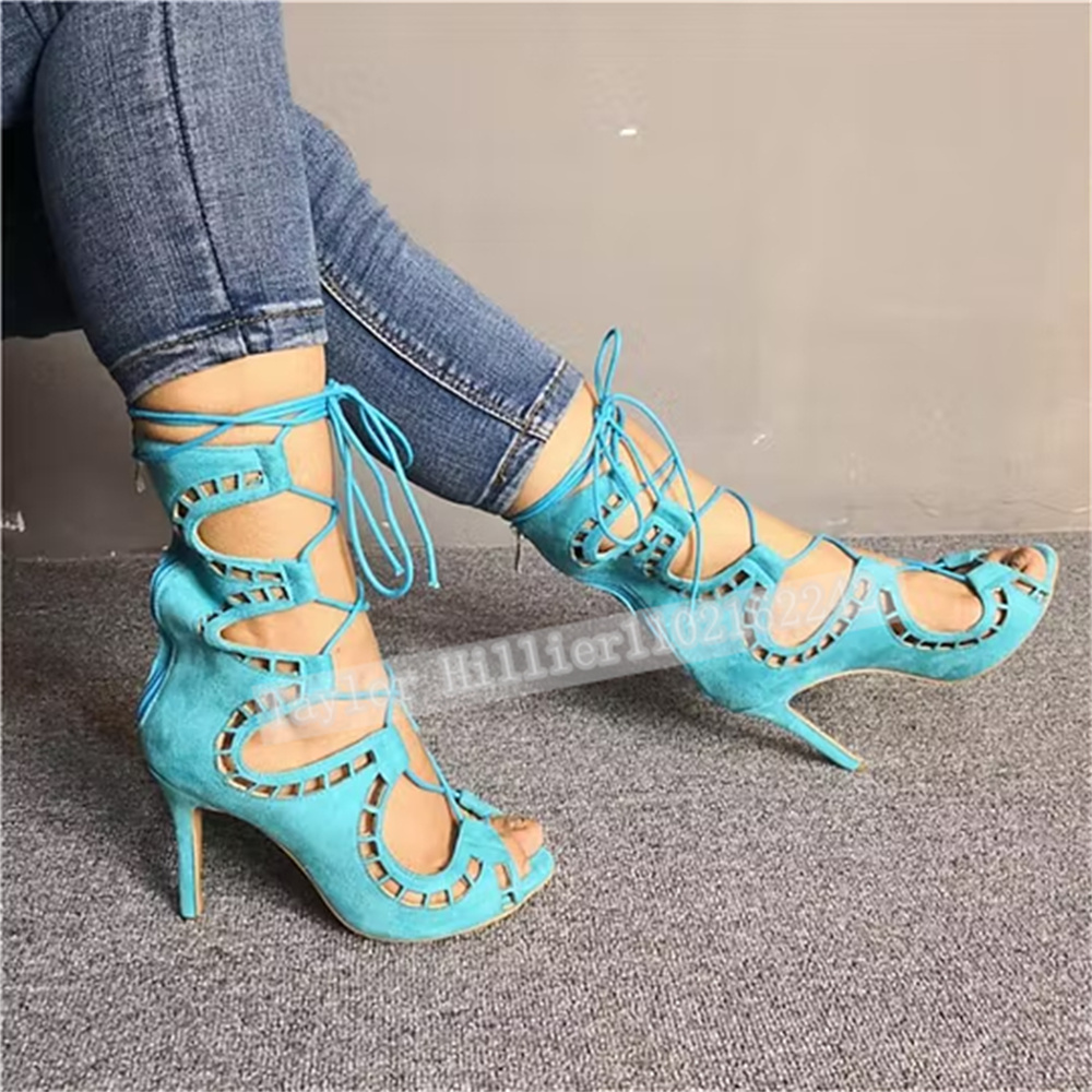 รองเท้าส้นสูงแบบเปิดนิ้วเท้าสี - Women'S Fashion Boots บทวิจารณ์และราคา