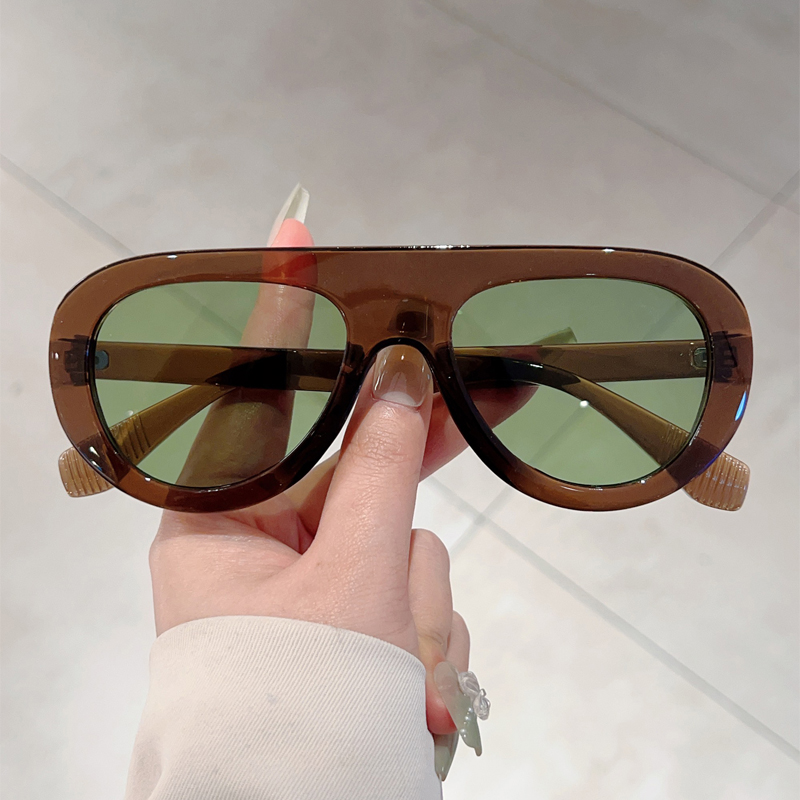 แว่นกันแดดทรงนักบิน วินเทจ สีล - Women Fashion Glasses บทวิจารณ์และราคา
