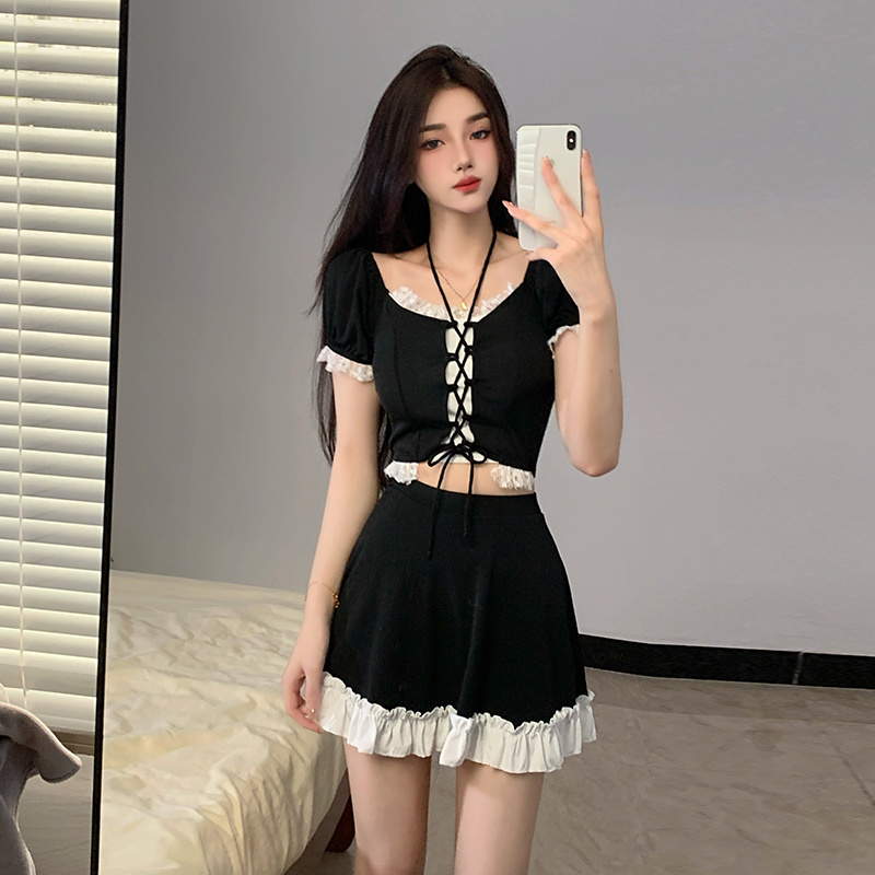 ชุดว่ายน้ำสองชิ้นสไตล์อินสตาแก - Women Fashion Styles บทวิจารณ์และราคา