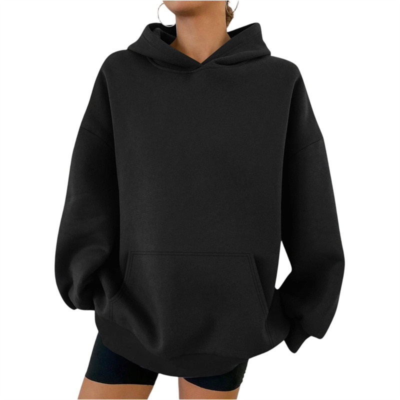 เสื้อฮู้ดดี้ลำลองผู้ชายผู้หญิง - Hoodie Women Oversized บทวิจารณ์และราคา