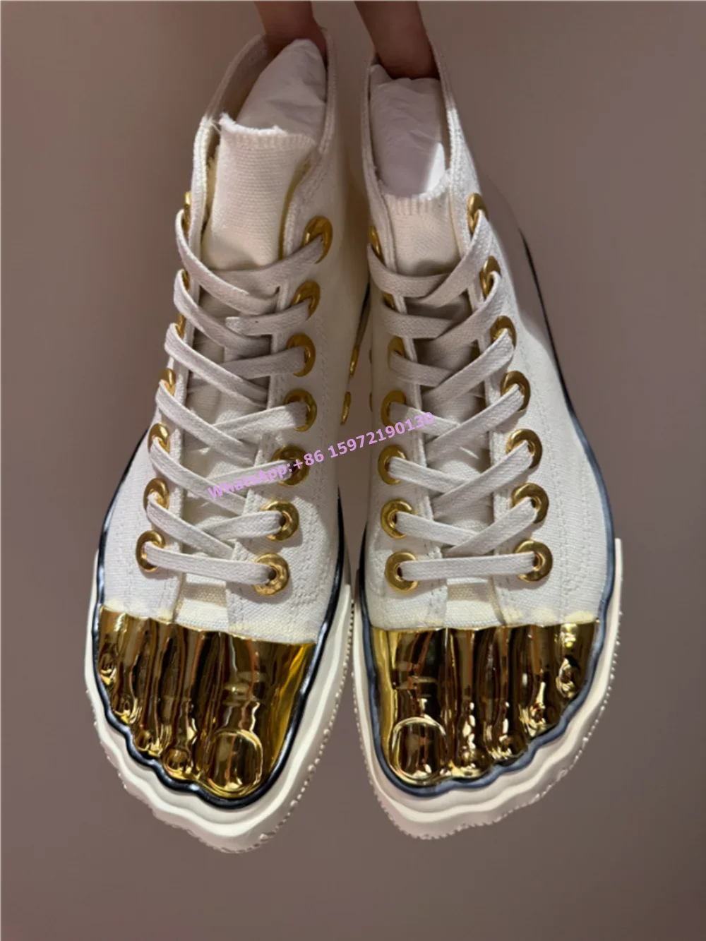 ห้านิ้วโลหะ Toe รองเท้าผสมสีเพ - Women'S Fashion Boots บทวิจารณ์และราคา