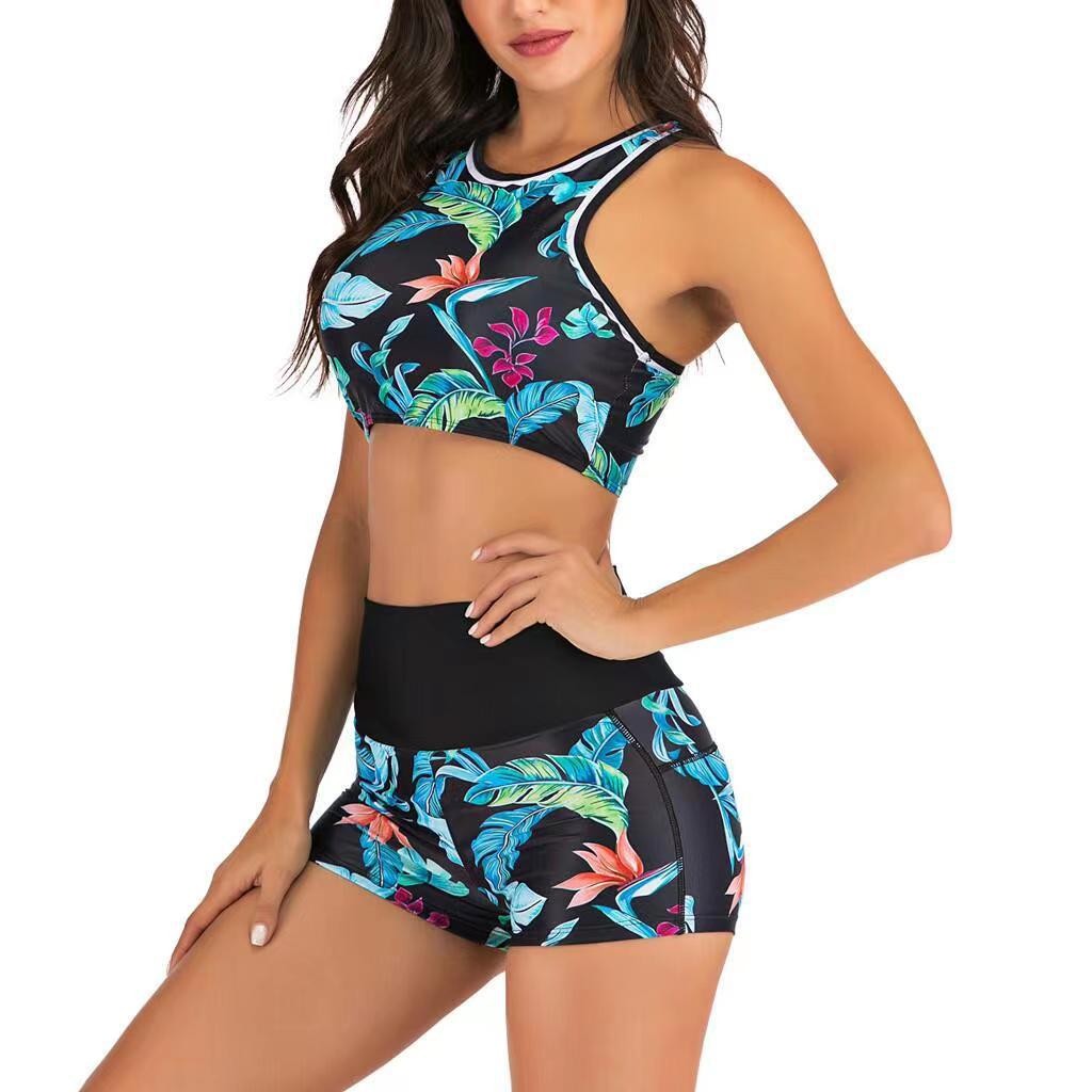 Y2K บิกินี่ ทังกินี่สำหรับผู้ห - Crop Top Women บทวิจารณ์และราคา
