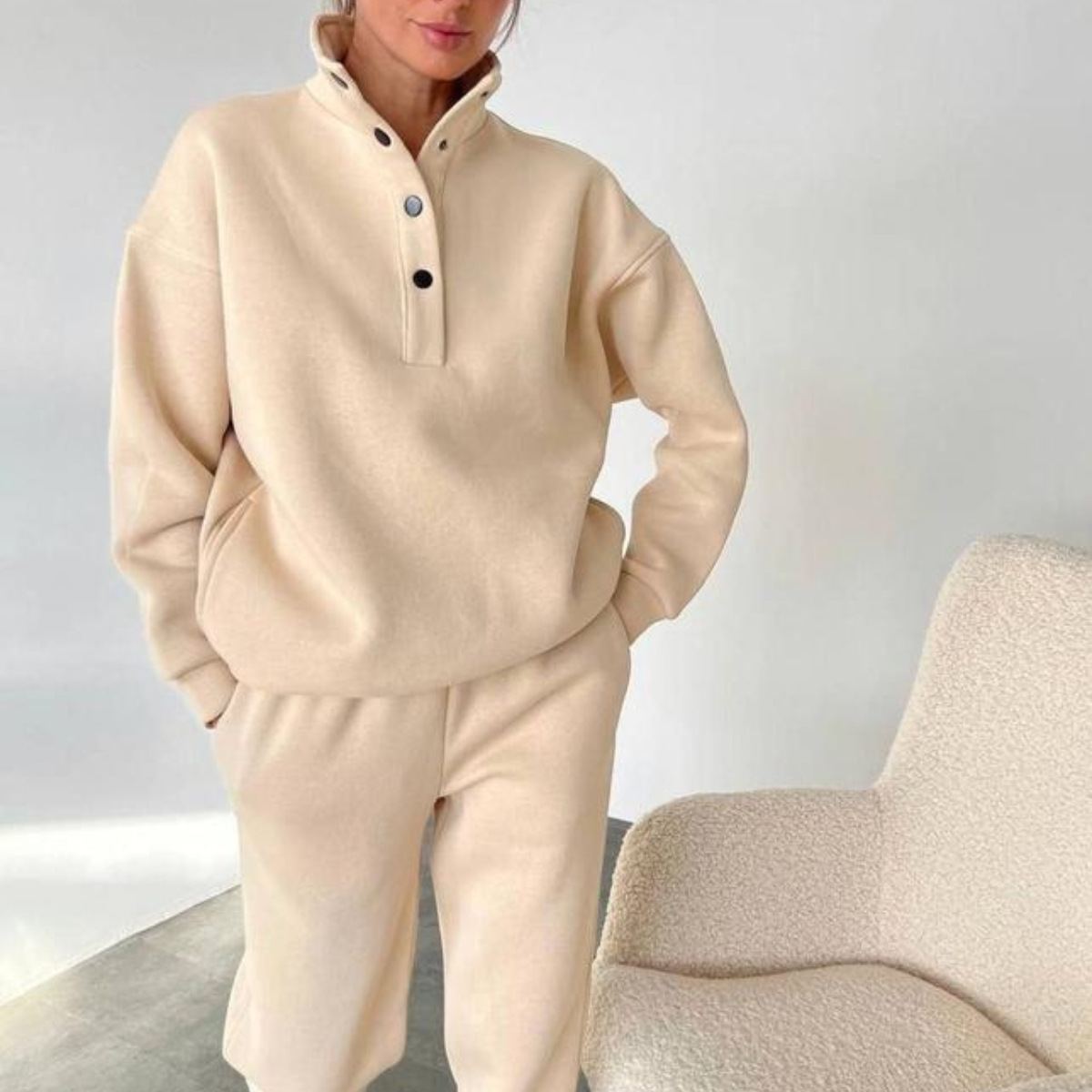 ชุดเซ็ตสองชิ้นสำหรับผู้หญิง เส - Hoodie Women Oversized บทวิจารณ์และราคา