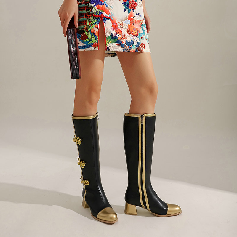 ขนาดใหญ่แฟชั่นเข่ารองเท้าบูทสู - Winter Fashion Women Boots บทวิจารณ์และราคา