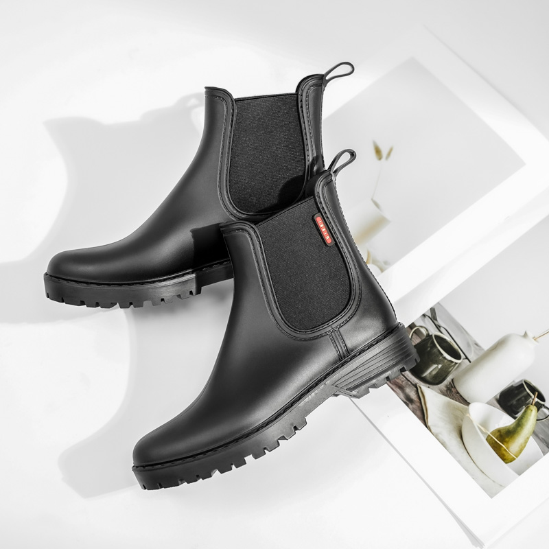 รองเท้าบูทกันฝนสั้นแฟชั่นสำหรั - Women'S Fashion Rain Boots บทวิจารณ์และราคา