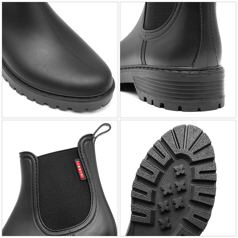 รองเท้าบูทกันฝนสั้นแฟชั่นสำหรั - Women'S Fashion Rain Boots บทวิจารณ์และราคา