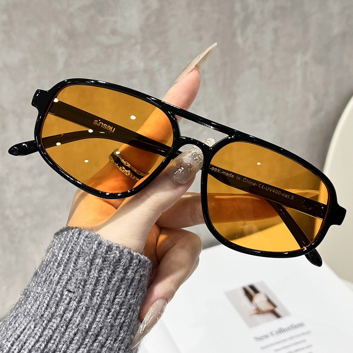 แว่นกันแดดทรงรีสไตล์เรโทรใหม่ส - Women Fashion Glasses บทวิจารณ์และราคา