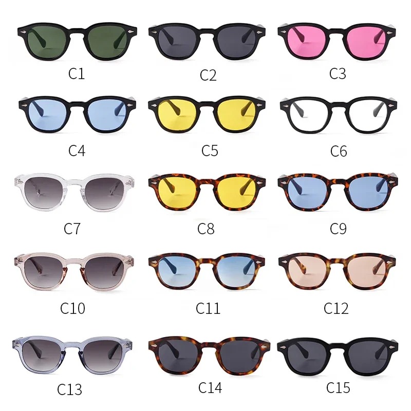 แว่นกันแดดทรงกลมวินเทจ ผู้หญิง - Women Fashion Glasses บทวิจารณ์และราคา