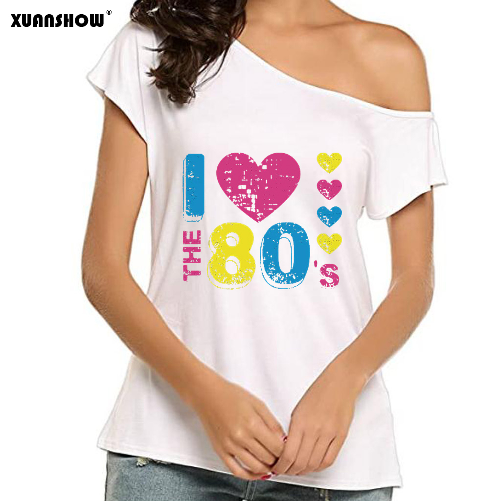 เสื้อยืดแฟชั่นฤดูร้อนสำหรับผู้ - Women Fashion 80S บทวิจารณ์และราคา