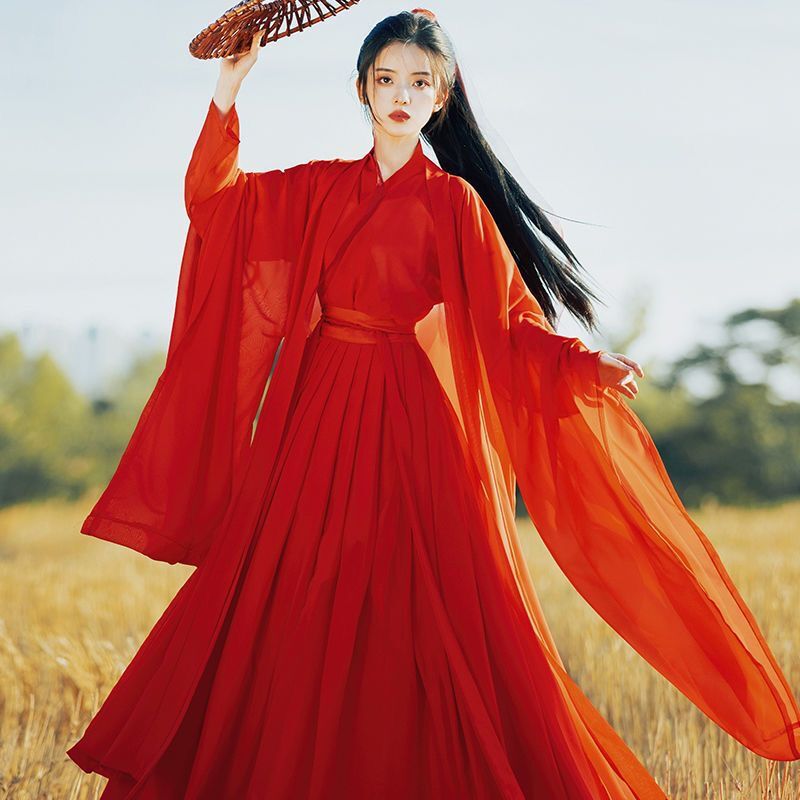 ชุดฮันฟูผู้หญิงจีนแบบดั้งเดิมช - Women Fashion Reddit บทวิจารณ์และราคา