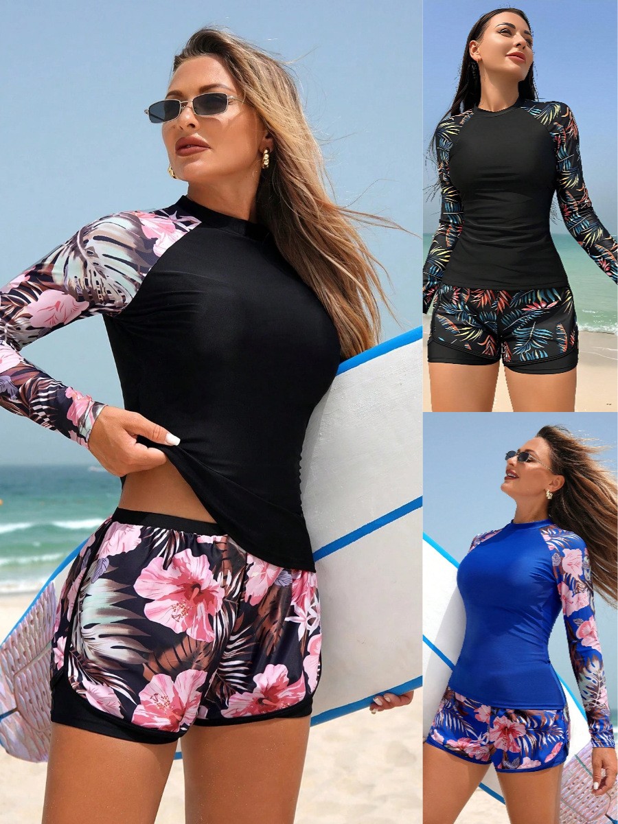Y2k Tankini เสื้อครอปแขนยาวสำห - Crop Top Women บทวิจารณ์และราคา