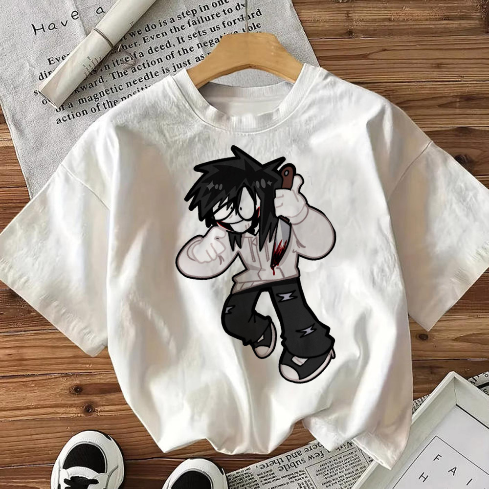 เสื้อยืด Creepypasta สำหรับสาว - Women Fashion 80S บทวิจารณ์และราคา