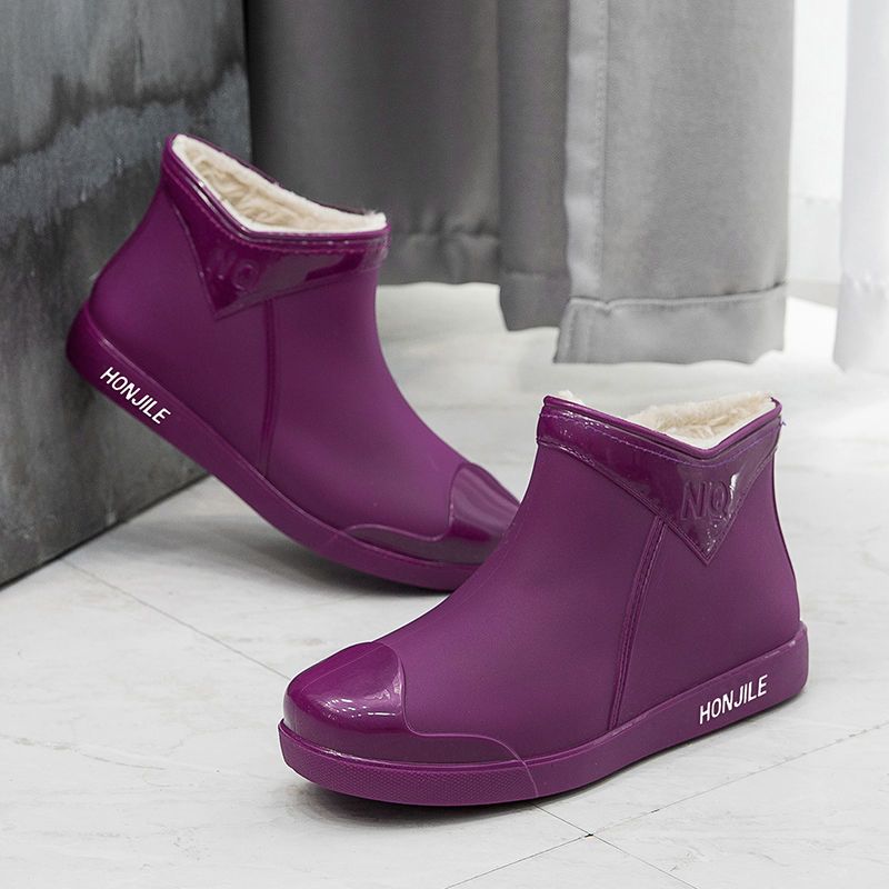 รองเท้าบูทยางกันฝนแบบใหม่สำหรั - Women'S Fashion Rain Boots บทวิจารณ์และราคา