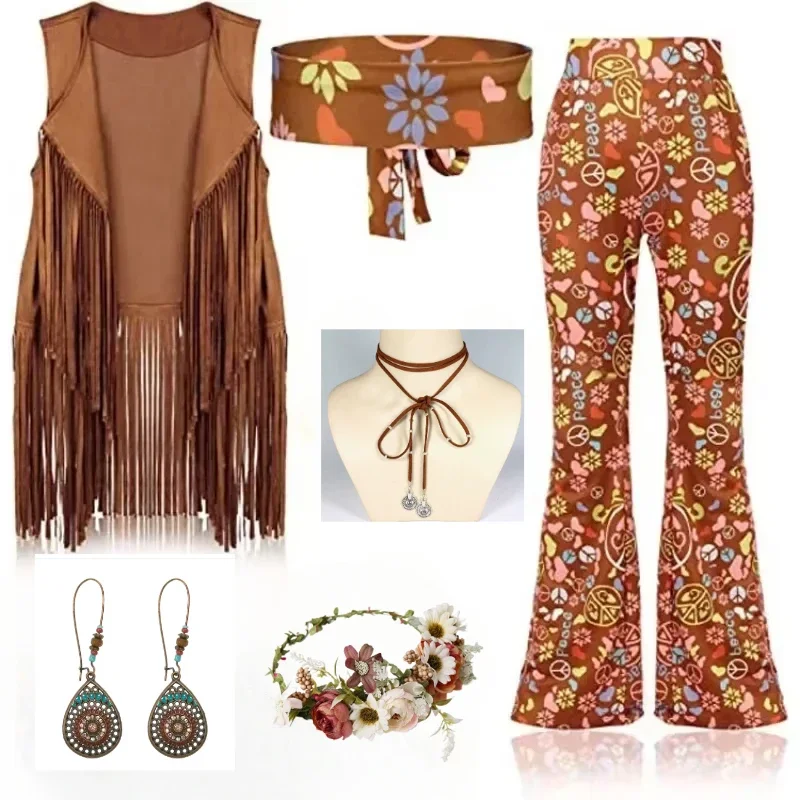 Hippie Disco 60s 70s คอสเพลย์เ - Women'S Fashion From The 70S บทวิจารณ์และราคา