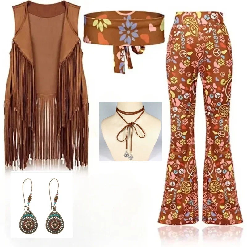 Hippie Disco 60s 70s คอสเพลย์เ - Women'S Fashion From The 70S บทวิจารณ์และราคา