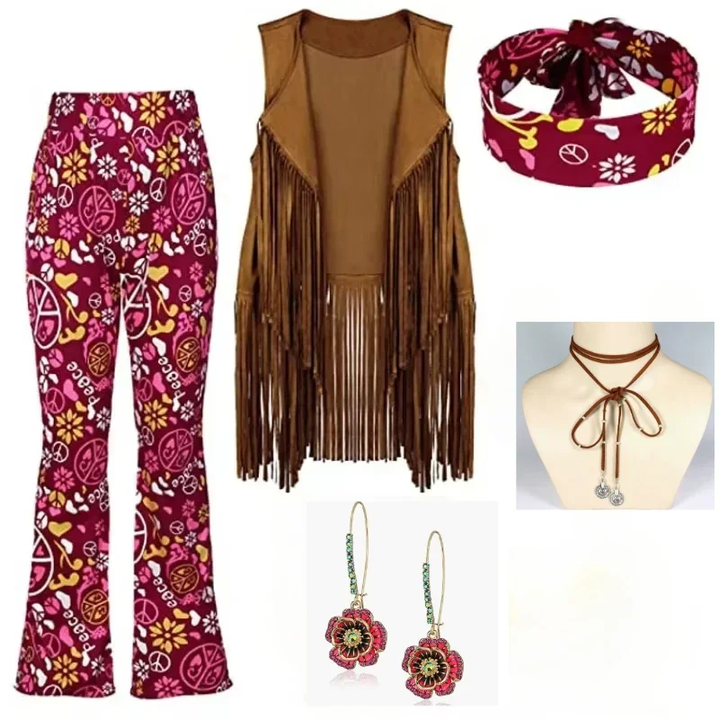 Hippie Disco 60s 70s คอสเพลย์เ - Women'S Fashion From The 70S บทวิจารณ์และราคา