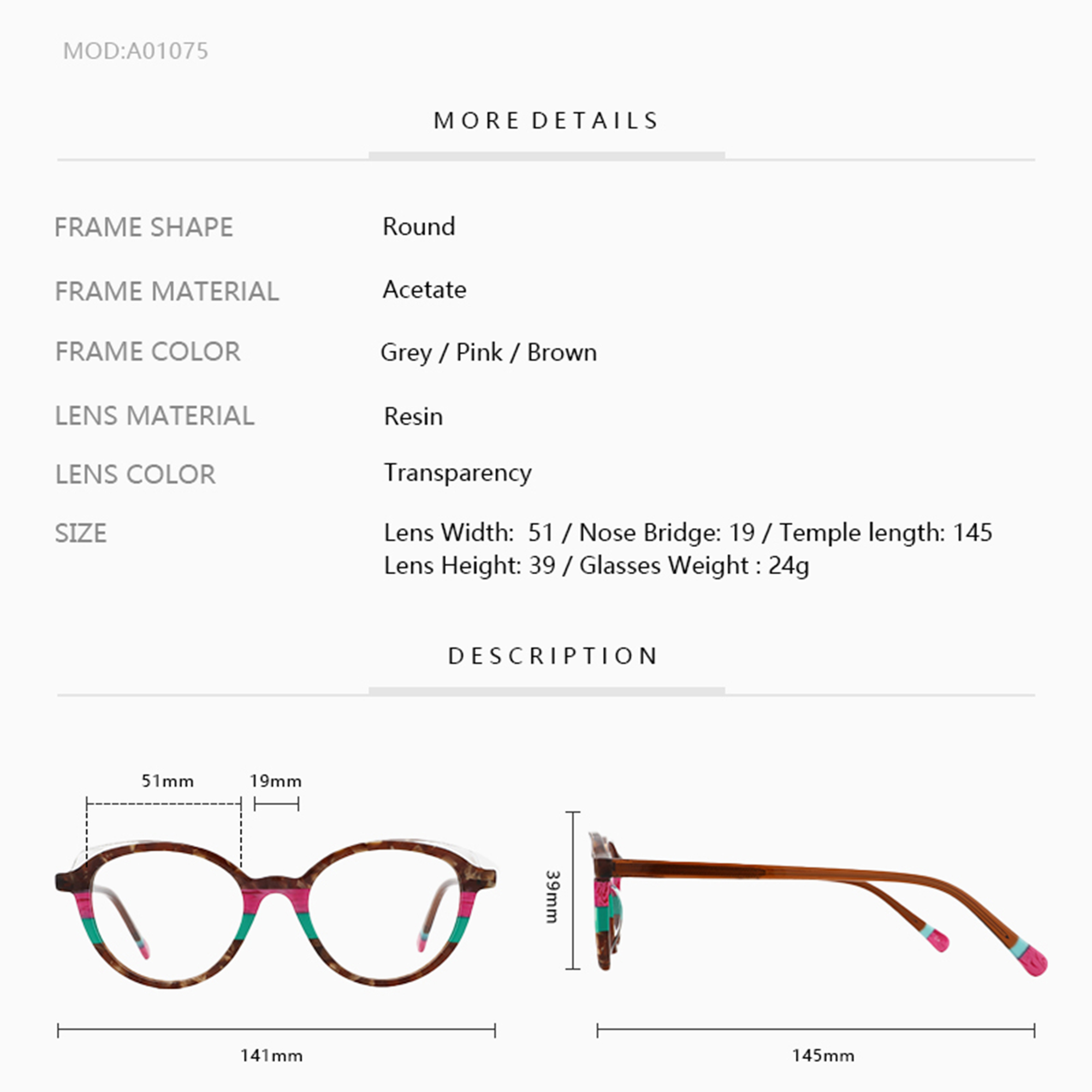 ZENOTTIC ออกแบบผู้หญิงรูปไข่ A - Women'S Fashion Glasses Non Prescription บทวิจารณ์และราคา