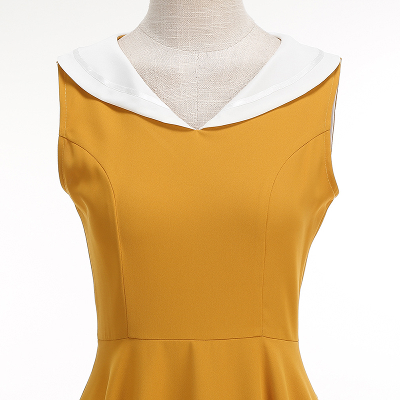 เดรสสไตล์เรโทรสีกรมท่า ฤดูร้อน - Women'S Fashion In The 50S บทวิจารณ์และราคา