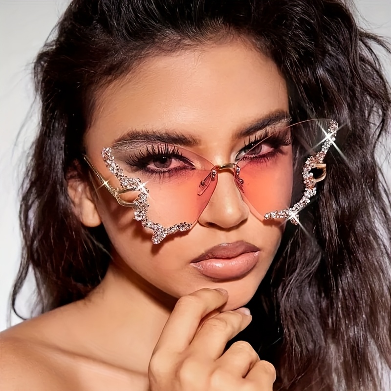 แว่นตาผู้หญิง ดีไซน์หรูหรา ประ - Women'S Fashion Glasses Non Prescription บทวิจารณ์และราคา
