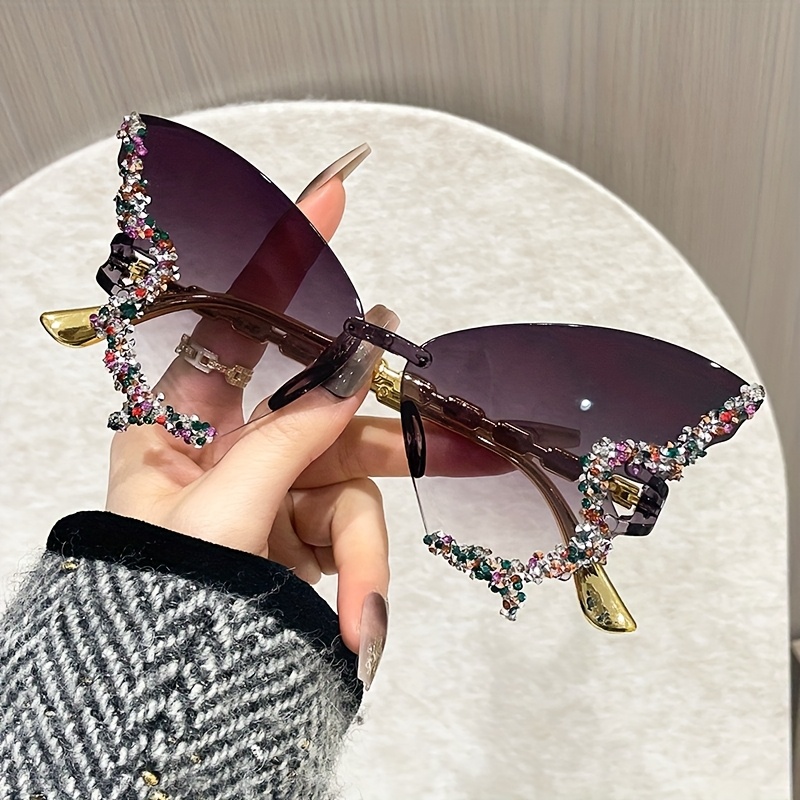 แว่นตาผู้หญิง ดีไซน์หรูหรา ประ - Women'S Fashion Glasses Non Prescription บทวิจารณ์และราคา