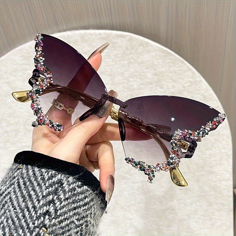 แว่นตาผู้หญิง ดีไซน์หรูหรา ประ - Women'S Fashion Glasses Non Prescription บทวิจารณ์และราคา