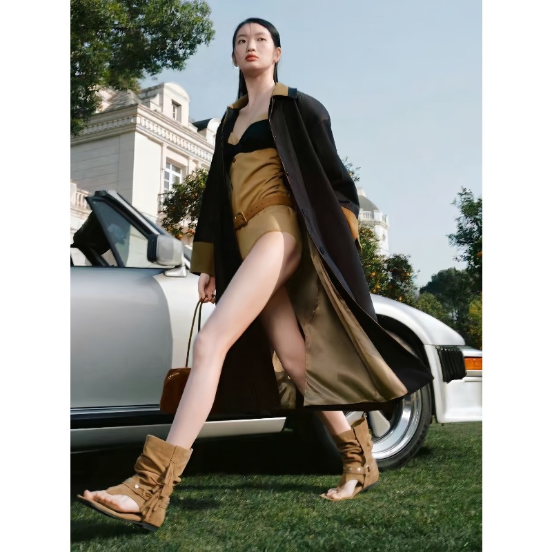 รองเท้าส้นตึกแบบหนีบหัวเหลี่ยม - Women'S Fashion Boots บทวิจารณ์และราคา