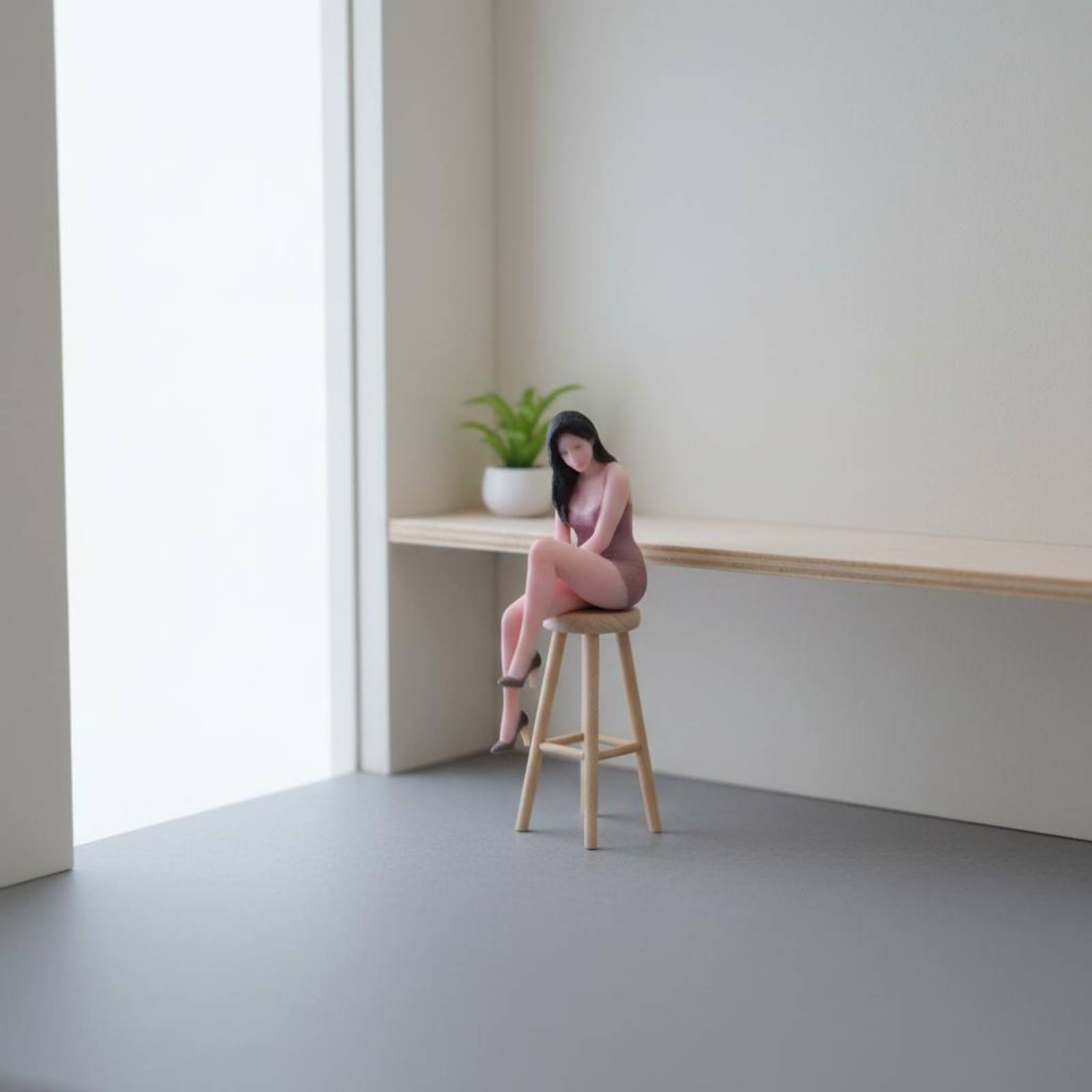 รูปปั้นผู้หญิงนั่ง ท่าทางจำลอง - Women Fashion Pose บทวิจารณ์และราคา