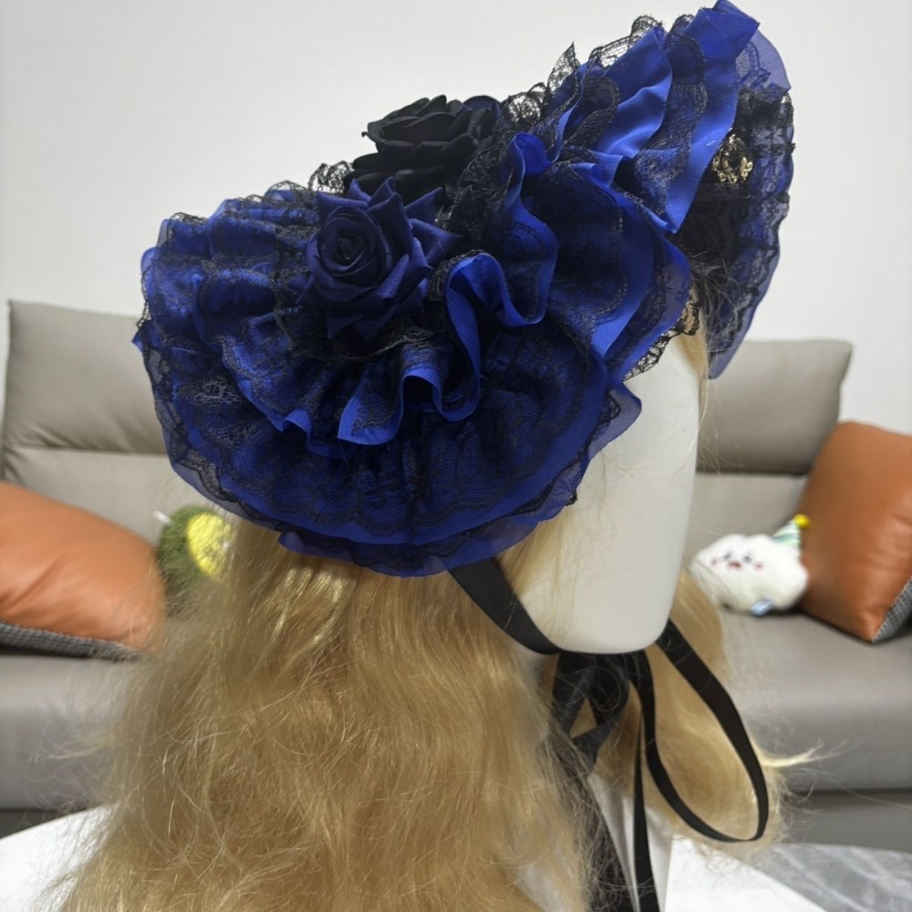 หมวกโลลิต้าสีดำ แดง น้ำเงิน กร - Women'S Fashion Victorian บทวิจารณ์และราคา