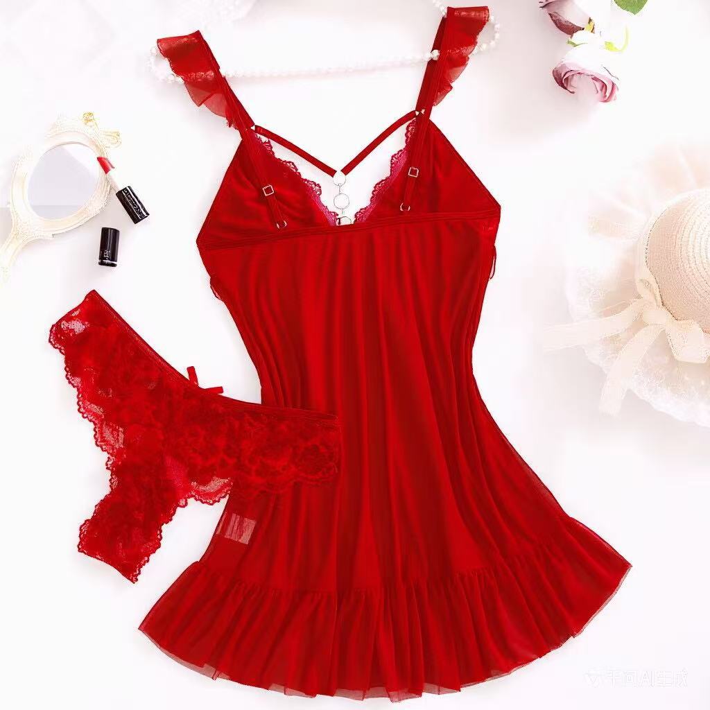 ชุดชั้นในเซ็กซี่สีแดงใหม่ปี 20 - Women Fashion Reddit บทวิจารณ์และราคา