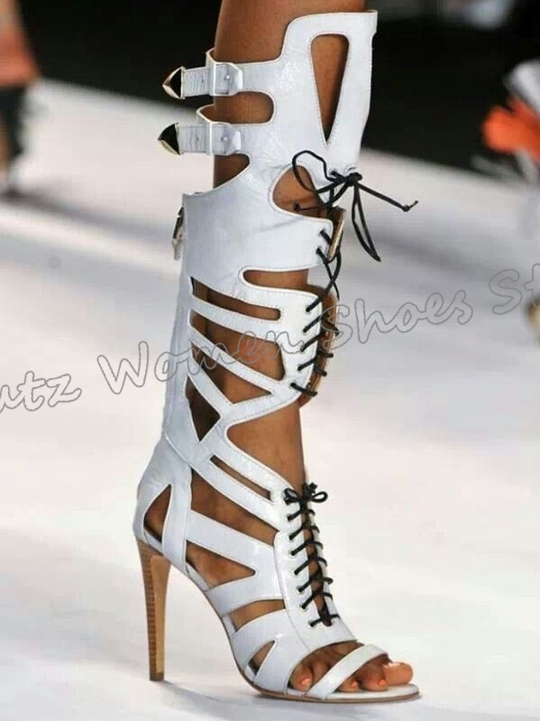 รองเท้าบูทหุ้มข้อแบบผูกเชือก ส - Women'S Fashion Boots บทวิจารณ์และราคา