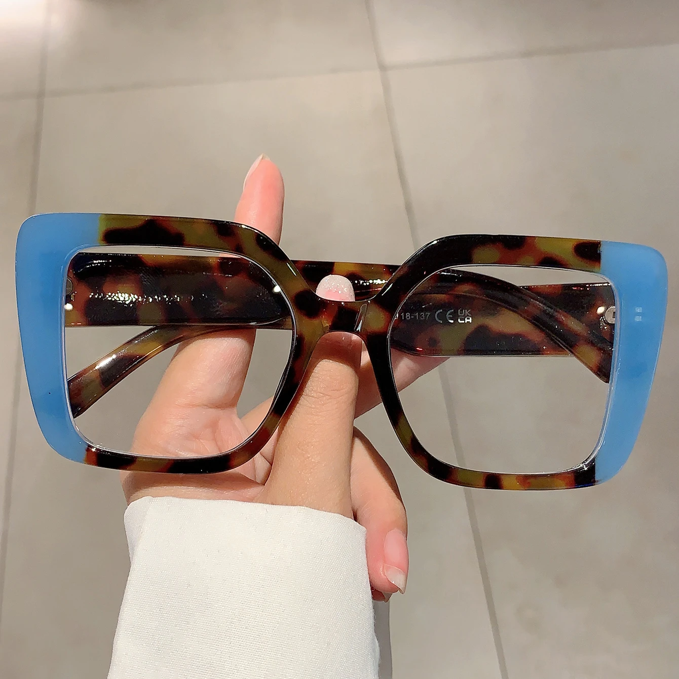 แว่นตาทรงสี่เหลี่ยมขนาดใหญ่ GM - Women'S Fashion Glasses Non Prescription บทวิจารณ์และราคา