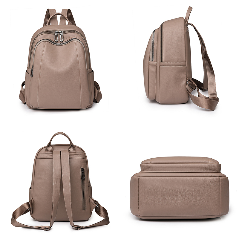 หนังคุณภาพสูงกระเป๋าเป้สะพายหล - Women Fashion Online บทวิจารณ์และราคา