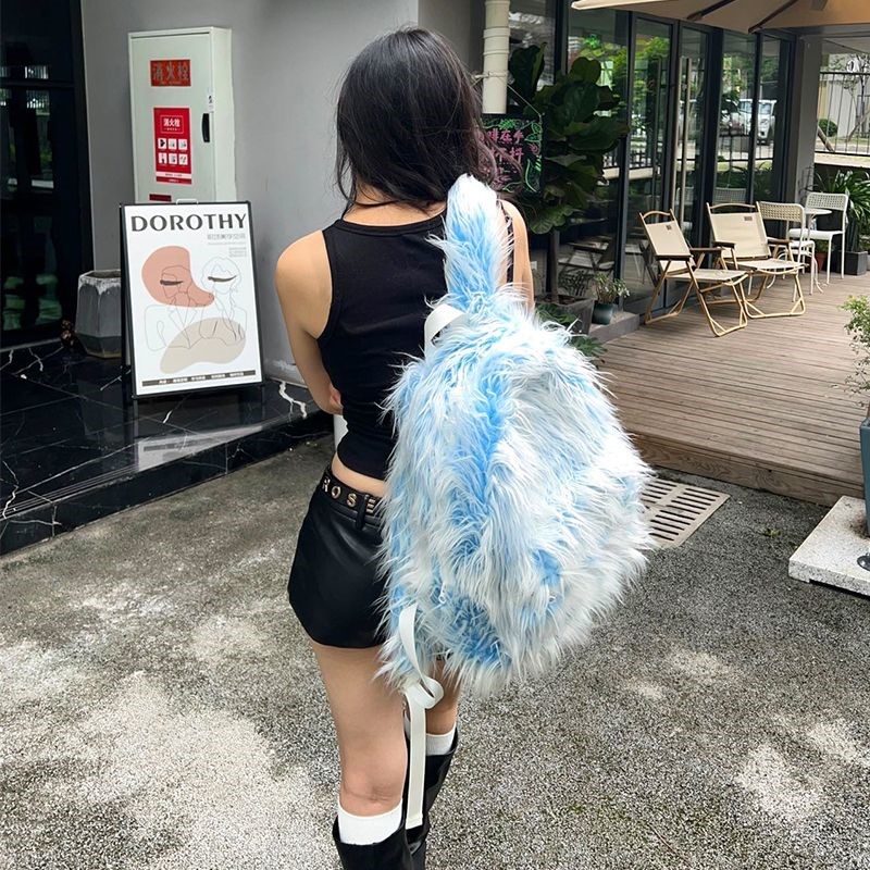 กระเป๋าเป้ JIAERDI สีฟ้าอ่อน ข - Women Fashion Online บทวิจารณ์และราคา