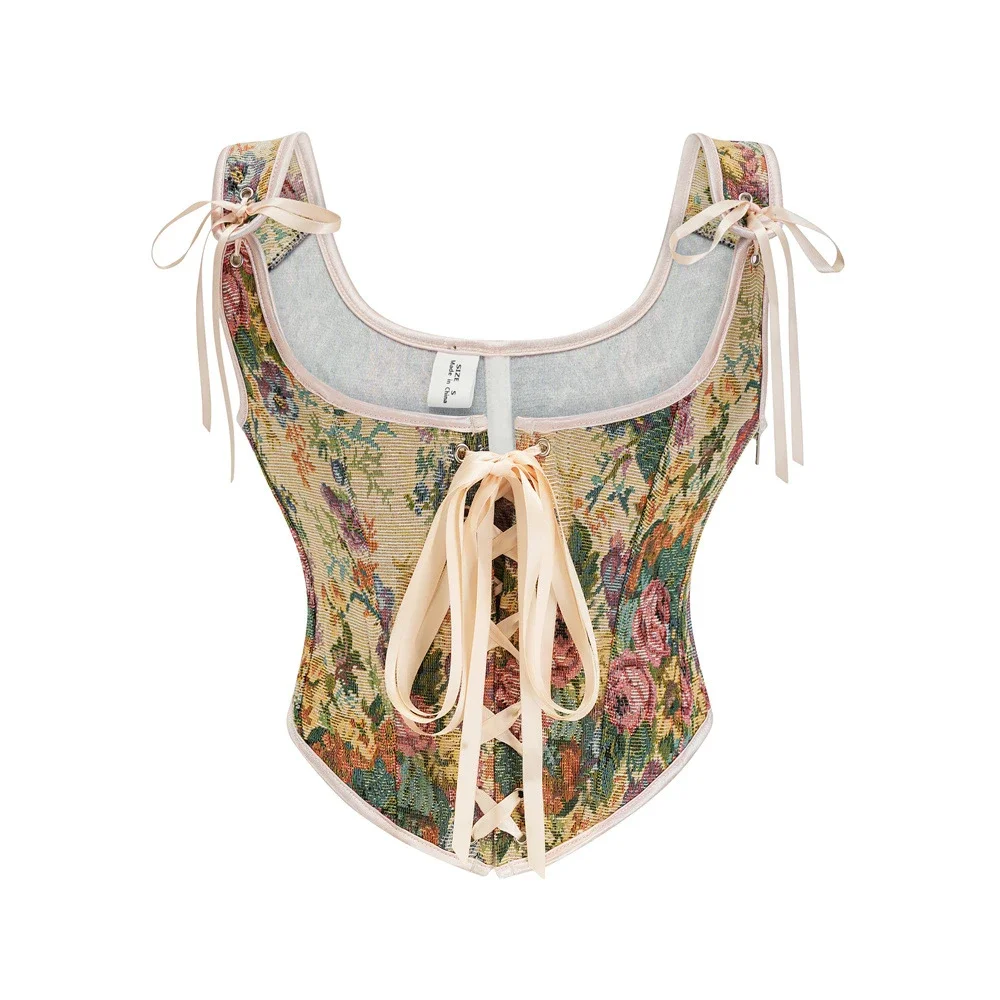 เสื้อครอปคอร์เซ็ทวินเทจแฟชั่นส - Women'S Fashion Victorian บทวิจารณ์และราคา
