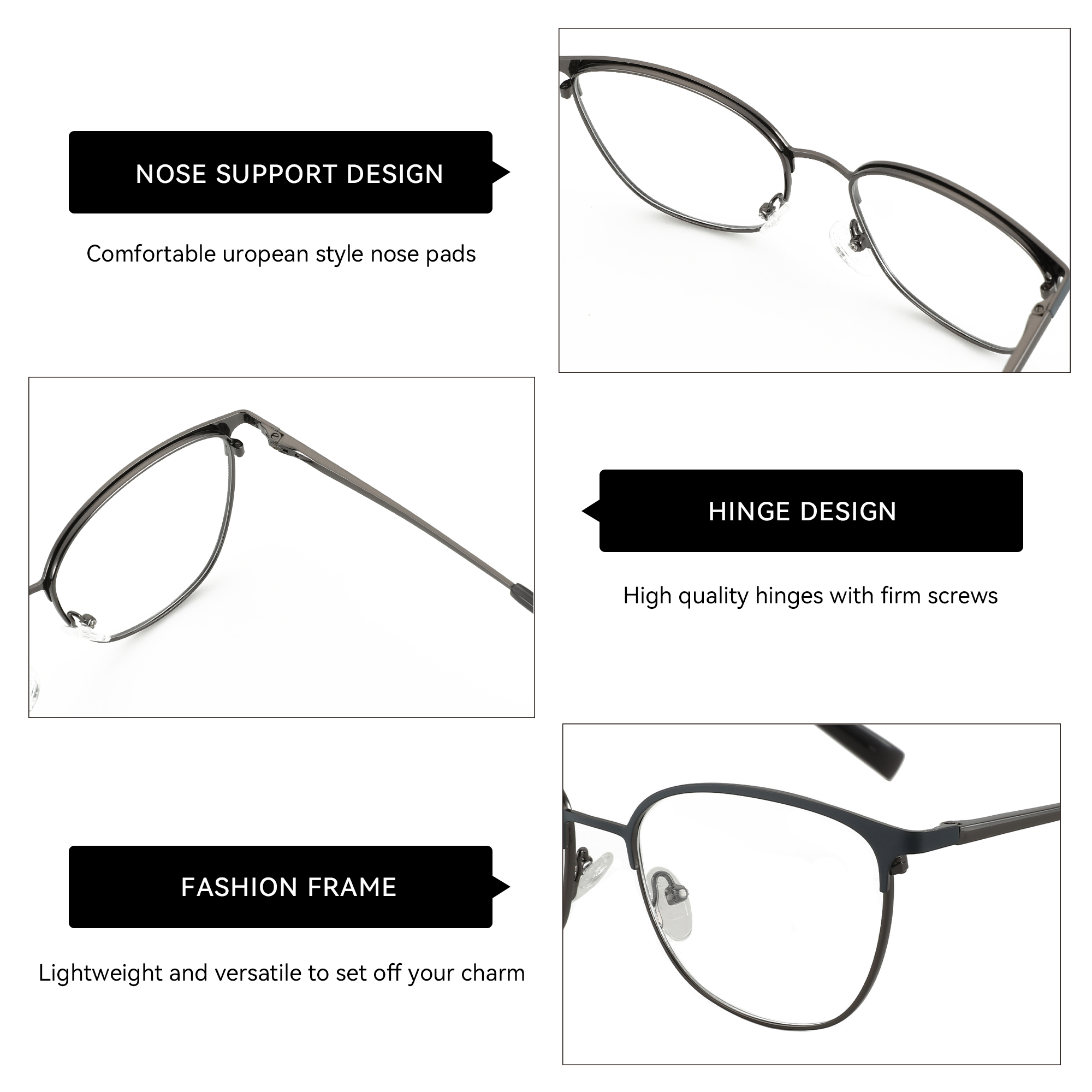 ZENOTTIC แฟชั่นสแควร์กรอบแว่นต - Women'S Fashion Glasses Non Prescription บทวิจารณ์และราคา