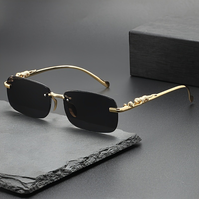 แว่นกันแดดแฟชั่นไร้กรอบโลหะ ผู - Women Fashion Glasses บทวิจารณ์และราคา