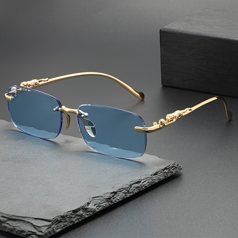 แว่นกันแดดแฟชั่นไร้กรอบโลหะ ผู - Women Fashion Glasses บทวิจารณ์และราคา