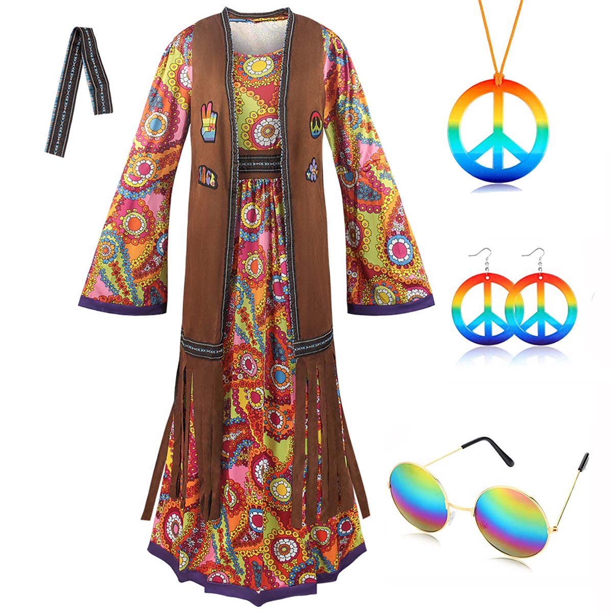 ชุดคอสตูมสไตล์เรโทรฮิปปี้ยุค 1 - Women'S Fashion From The 70S บทวิจารณ์และราคา
