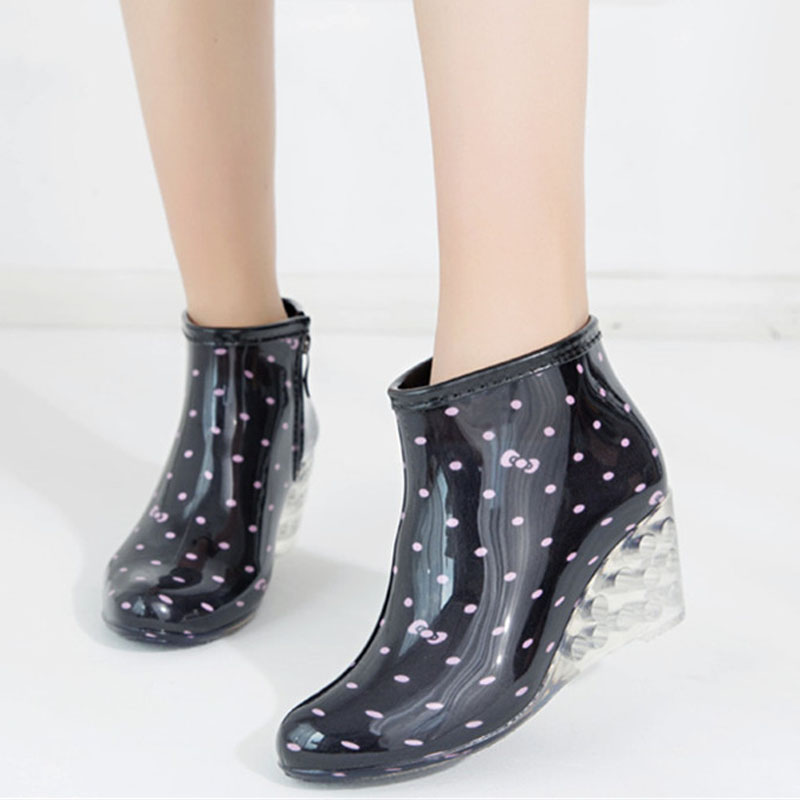 ผู้หญิงรองเท้าฝนกันน้ํา Oversh - Women'S Fashion Rain Boots บทวิจารณ์และราคา