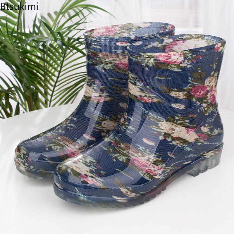 รองเท้าบูทกันฝนแฟชั่นสำหรับผู้ - Women'S Fashion Rain Boots บทวิจารณ์และราคา