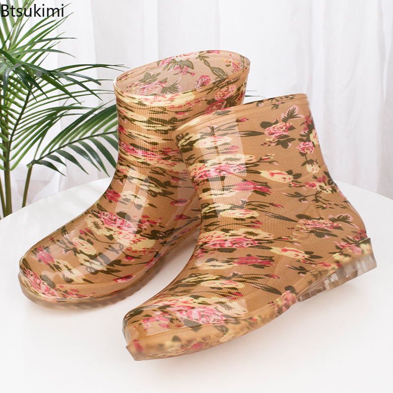 รองเท้าบูทกันฝนแฟชั่นสำหรับผู้ - Women'S Fashion Rain Boots บทวิจารณ์และราคา
